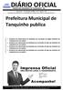 PREFEITURA MUNICIPAL DE TANQUINHO - BA. Quarta-feira 17 de Outubro de 2018 Ano II Edição n 125