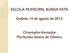 ESCOLA MUNICIPAL BUENA VISTA. Goiânia, 14 de agosto de Orientador-formador: Marilurdes Santos de Oliveira