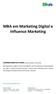MBA em Marketing Digital e Influence Marketing