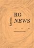 RG NEWS. Revista V.2 N Sociedade Brasileira de Recursos Genéticos. Revista RG News 2 (1) Sociedade Brasileira de Recursos Genéticos