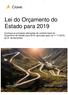 Lei do Orçamento do Estado para 2019