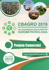 CBAGRO Projeto Comercial.   XXI CONGRESSO BRASILEIRO DE AGROMETEOROLOGIA. 12 a 16/08. Catalão - GO