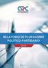 RELATÓRIO DO PLURALISMO POLÍTICO-PARTIDÁRIO 2016