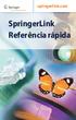 springerlink.com SpringerLink Referência rápida