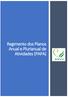 Regimento dos Planos Anual e Plurianual de Atividades (PAPA)