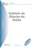 Caderno de Ciências da Saúde