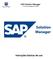 SAP Solution Manager IT Service Management (ITSM) Instruções básicas de uso