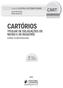 CARTÓRIOS CART. TITULAR DE DELEGAÇÕES DE NOTAS E DE REGISTRO edital sistematizado. 3 a edição