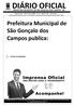 PREFEITURA MUNICIPAL DE SÃO GONÇALO DOS CAMPOS - BA. Segunda-feira 09 de Abril de 2018 Ano II Edição nº 49 Caderno 06