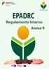 Regulamento Interno EPADRC. Índice