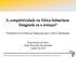 A competitividade na África Subsariana: Estagnada ou a avançar?