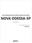 Câmara Municipal de Nova Odessa do Estado de São Paulo NOVA ODESSA-SP. Servente