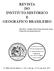 REVISTA DO INSTITUTO HISTÓRICO E GEOGRÁFICO BRASILEIRO