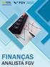 FINANÇAS ANALISTA FGV