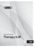 Manual do Usuário. Therapy ILIB PORT