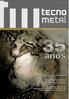 TECNO metal INOVAÇÃO NAS EMPRESAS DE METALURGIA E METALOMECÂNICA
