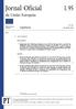 Jornal Oficial da União Europeia L 95. Legislação. Atos não legislativos. 62. o ano. Edição em língua portuguesa. 4 de abril de 2019.