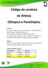 Código de conduta de Atletas Olímpico e Paralímpico