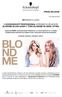 A SCHWARZKOPF PROFESSIONAL APRESENTA OS NOVOS BLONDME BLUSH WASH E TONS BLONDME BLONDE LIFTING