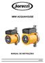 MINI ACQUAHOUSE MANUAL DE INSTRUÇÕES