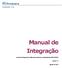 PRIMAVERA v7.50. Manual de Integração. Manual de Integração de Aplicações Externas no Administrador PRIMAVERA. Versão 2.2