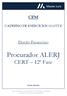 CEM CADERNO DE EXERCÍCIOS MASTER. Direito Financeiro. Procurador ALERJ. CERT 12ª Fase. Período: