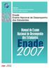 Manual do Exame Nacional de Desempenho dos Estudantes Enade 2007