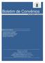 Boletim de Convênios Volume 47/edição 2 - outubro de 2018