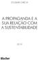 SOLIMAR GARCIA A PROPAGANDA E A SUA RELAÇÃO COM A SUSTENTABILIDADE