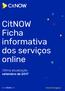 CitNOW Ficha informativa dos serviços online