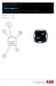 / 2CKA003273B Manual Técnico Sensor/atuador gelosia 1/1 vez; 2/1 vez, wireless SBA-F WL SBA-F-2.1.