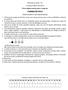 Município de Ilhota - SC Processo Seletivo 001/2019 Prova objetiva escrita para o cargo de: FARMACÊUTICO ORIENTAÇÕES E RECOMENDAÇÕES