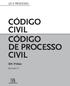 CÓDIGO CIVIL CÓDIGO DE PROCESSO CIVIL