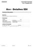 Gco - Detalhes EDI. Descrição Funcional Gco - Detalhes EDI. Controlo do Documento. Objectivos. Propriedades. Controlo do Documento