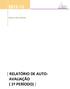 Equipa de Auto-avaliaçãoo [ RELATÓRIO DE AUTO- AVALIAÇÃO ( 1º PERÍODO) ]