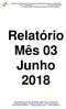 Relatório Mês 03 Junho 2018