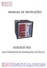 S IBRATEC MANUAL DE INSTRUÇÕES AOB292E-9S5 MULTIMEDIDOR DE GRANDEZAS ELÉTRICAS.