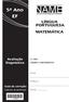 5º Ano EF LÍNGUA PORTUGUESA MATEMÁTICA <AADDAAADDAAADDAABCCBBACCBBCBACCADBABACAD> Avaliação Diagnóstica. Guia de correção 5º ANO. Caderno do professor