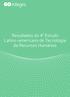 Resultados do 4 Estudo Latino-americano de Tecnologia de Recursos Humanos
