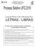 Processo Seletivo UFG 2019