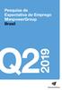 Pesquisa de Expectativa de Emprego ManpowerGroup Brasil