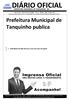 PREFEITURA MUNICIPAL DE TANQUINHO - BA. Quarta-feira 02 de Janeiro de 2019 Ano III Edição n 001 Caderno 02