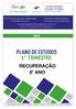 1 º RECUPERAÇÃO 8 º ANO. 1 Colégio Sagrado Coração de Maria Brasília-DF SGAN 702, Conjunto C Tel: EF II 8º ANO - Recuperação