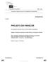 Comissão do Mercado Interno e da Proteção dos Consumidores PROJETO DE PARECER. da Comissão do Mercado Interno e da Proteção dos Consumidores