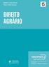 DIREITO AGRÁRIO. Rafael Costa Freiria Taisa Cintra Dosso. coleção SINOPSES. para concursos LEONARDO DE MEDEIROS GARCIA.