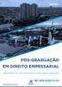 PÓS-GRADUAÇÃO EM DIREITO EMPRESARIAL