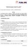 FUNDAÇÃO DE APOIO À PESQUISA - FUNAPE INSTITUTO FEDERAL GOIANO IFGOIANO. Processo Seletivo Simplificado n 03/2019 FUNAPE/IFGOIANO