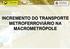 INCREMENTO DO TRANSPORTE METROFERROVIÁRIO NA MACROMETRÓPOLE