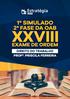 1º Simulado da 2º Fase - XXVIII Exame de Ordem - 30/03/2019 DIREITO DO TRABALHO. Informações gerais