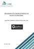 PROGRAMA DE CONTROLE MÉDICO DE SAÚDE OCUPACIONAL QUATTRO COMPANY CONSTRUTORA & INC LTDA
